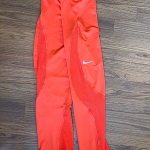 Nike Pro Hypercool Bright Orange Leggings